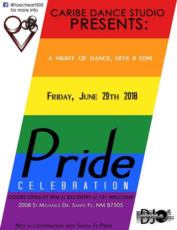 Santa Fe Gay Pride 2018 DJ Dance Night